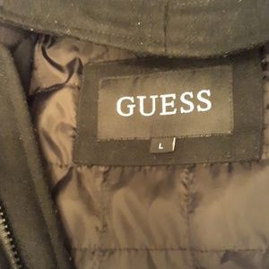 Guess wool jacket with hood